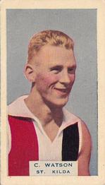 1933 Godfrey Phillips Victorian Footballers (A Series of 75) #72 Colin Watson Front